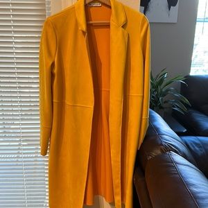 FAUX SUEDE COAT